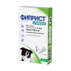 Фиприст Комбо (КРКА) для собак (10-20 кг), 1пип/уп.