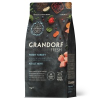 GRANDORF FRESH DOG Turkey MINI сухой корм для собак мелких пород, индейка, батат