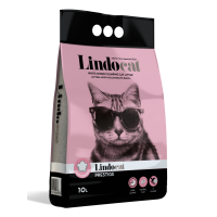LINDOCAT Наполнитель комкующийся с ароматом детской пудры Prestige, 10 л