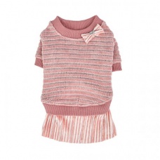 PINKAHOLIC Кофта с юбкой для собак ELICIA, розовая
