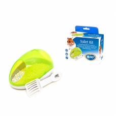 DUVO+ Туалет для мелких грызунов "Potty Kit", зеленый