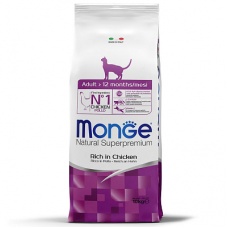 Monge Cat корм для взрослых кошек 1,5 кг+Лазерная указка
