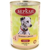Беркли Local консервы для собак №1 Ягненок с рисом