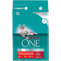 Purina One сухой корм для стерилизованных кошек говядина пшеница